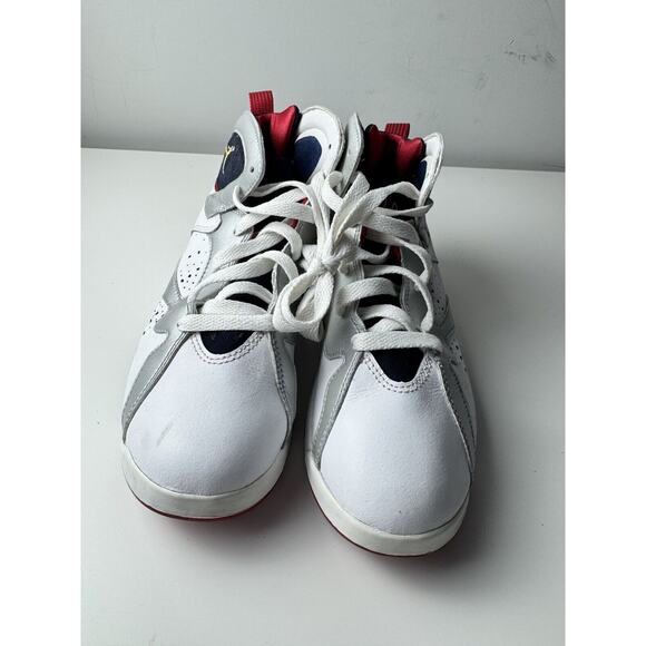 Jordan Olympic 7 Size 3y 2012 Has Small Wrinkles On Side - Picture 1 of 11